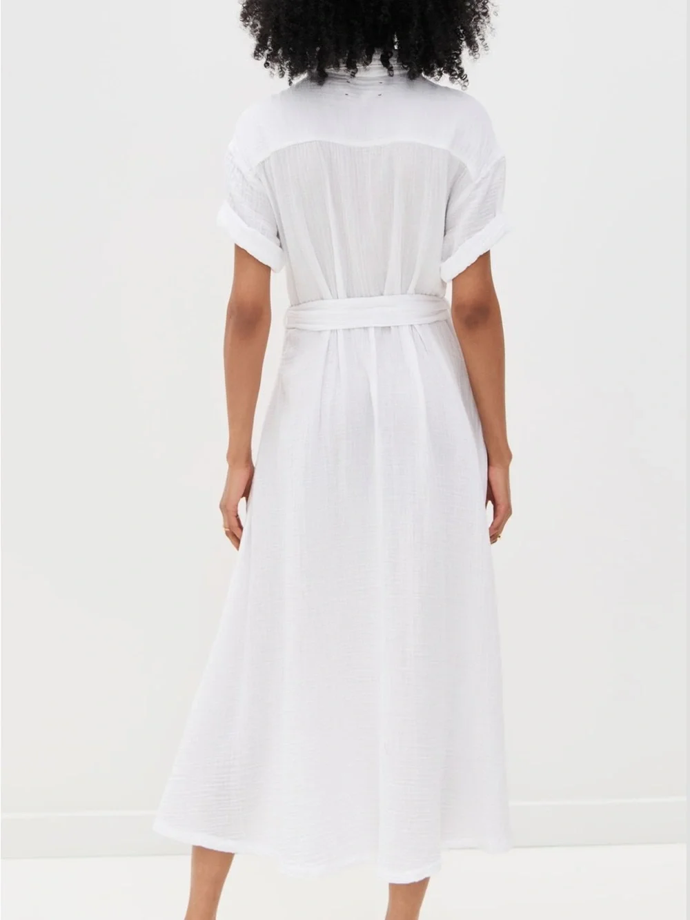 XIRENA Caylin Dress, Color: White, Size: XS - Picture 3 of 7